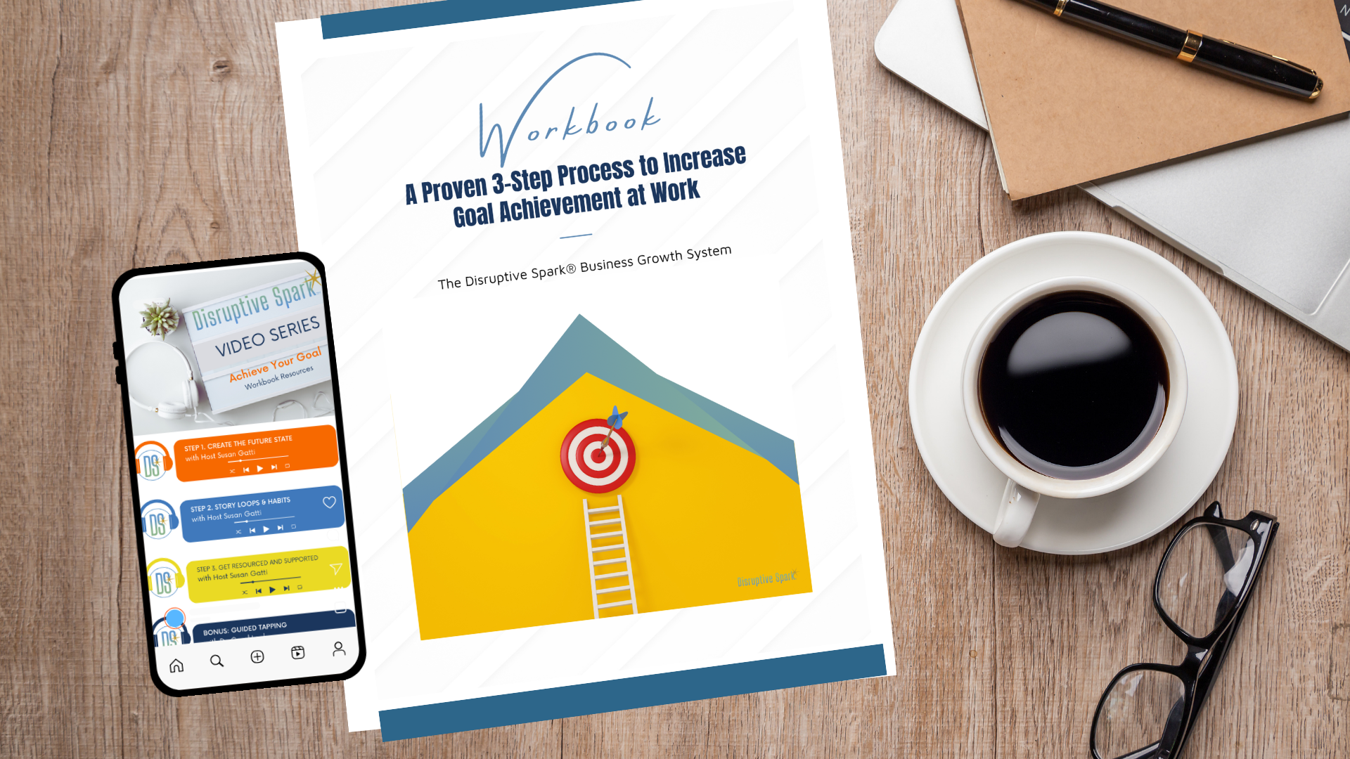 Business logo with coffee